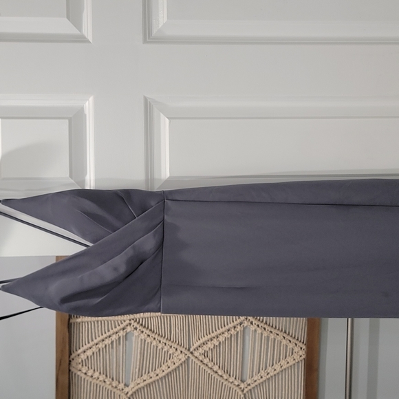 Pewter grey slit dress Bill Levkoff - Picture 1 of 8